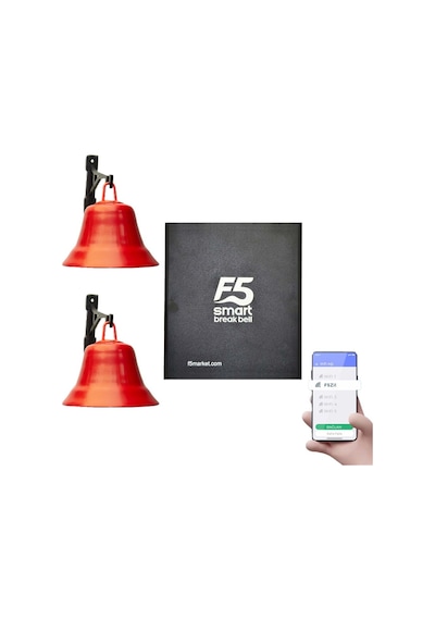 F5 Smart Fabrika Mola Zil Saati Seti İki Çanlı Set