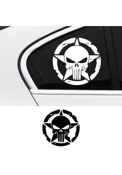 Kuru Kafa Army Star Off Road Sticker 28x28 Cm
