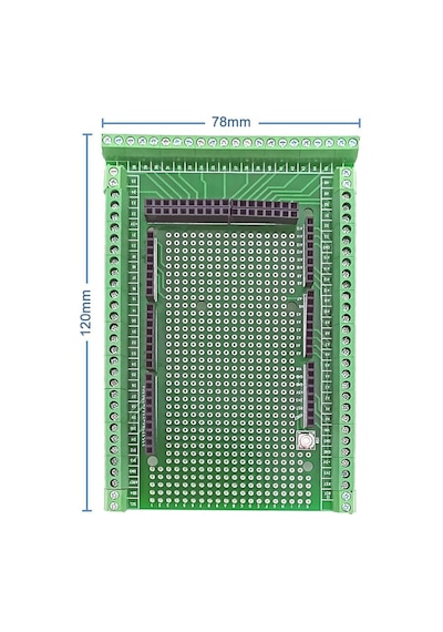 Alkatronik Arduino Mega 2560 Terminal Adapter Shield 3.5Mm Klemens Genişleme