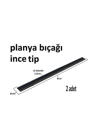 Elektrikli Planya Rende Makinası İçin Bıçak Seti 2li Bıçak Takımı