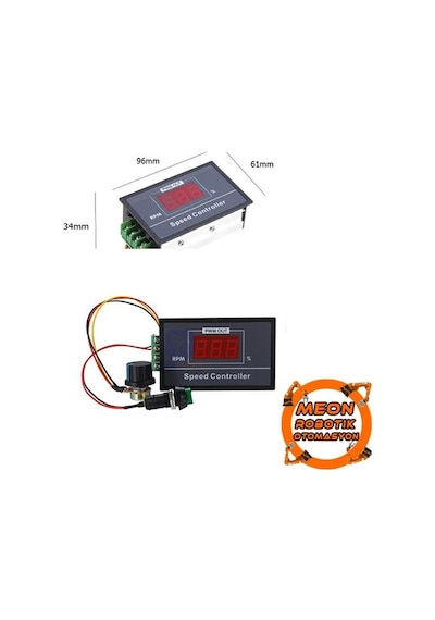6-60V 30A Dc Pwm Motor Hız Kontrol Devresi