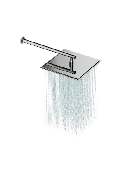 Aqua Bagno Mega Kare Tepe Duşu , Paslanmaz Krom ,30x30 Cm. Krom