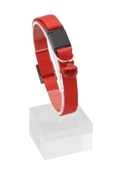 Pettagart Güvenlik Kilitli Ayarlanabilir Kırmızı Kedi Boyun Tasması 22-30 Cm