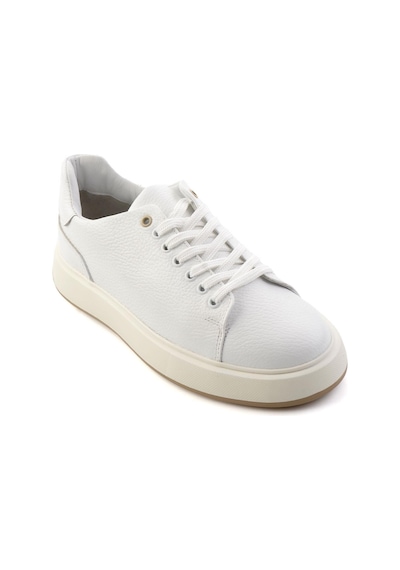 Bambi Beyaz Floter Hakiki Deri Erkek Sneaker E01401120740