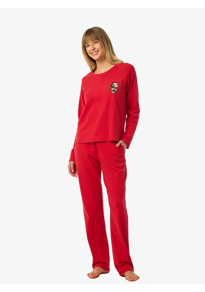 Blackspade Kadın Pijama Takımı 52259 - Kırmızı