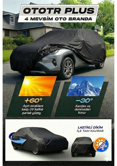 Peugeot 3008 Araç Brandası Siyah