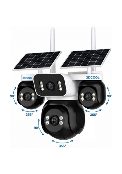 3dcool 2400fg 8mp 4 Kamera 4g Aov Esım Solar Kamera