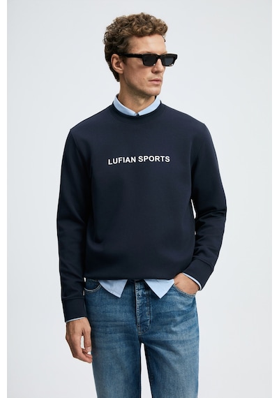 Lufian Rowan Erkek Sweatshirt Lacivert Lacivert 112030195100200