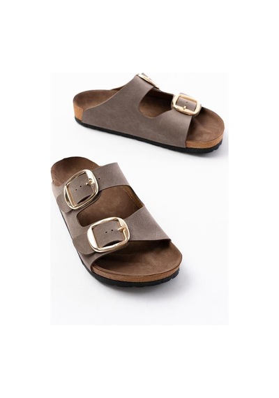 Alemdarshop P-101 Vizon Günlük Birkenstock Kadın Terlik