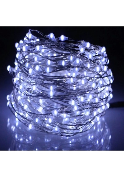 Peri Led Işık 10 Metre Beyaz Dekor Lambası 100 Ledli Gün Işığı