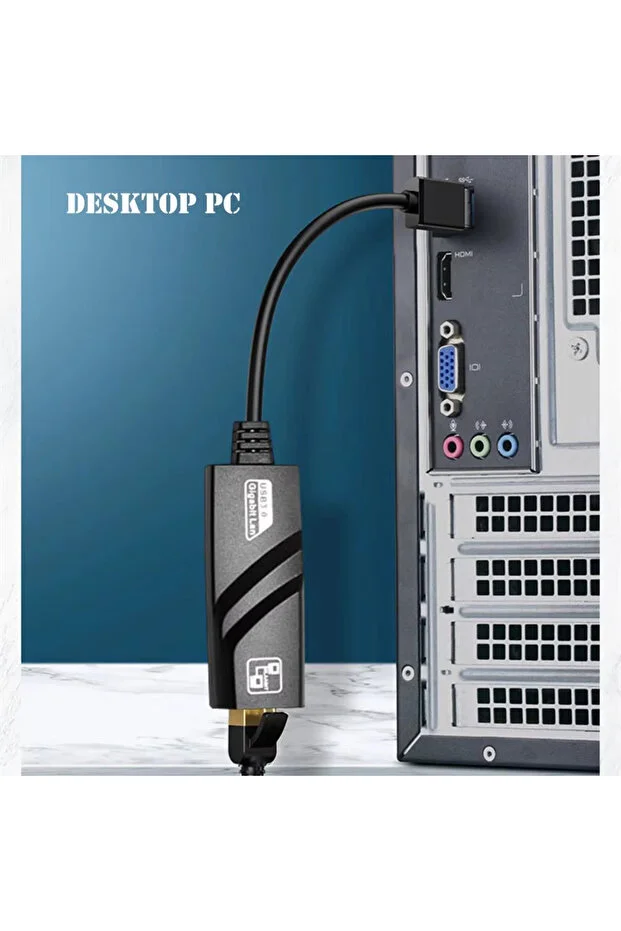 Harici İnternet 1000 Mbps Gigabit Tip C Usb 3.0 Kablolu Ağ Kartı Usb Rj45 Lan Ethernet Dönüştürücü