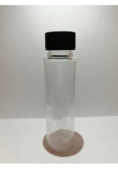 60ml Şeffaf Plastik Şişe+siyah Düz Kapak,boş Şişe,medikal Şişe,100 Adet