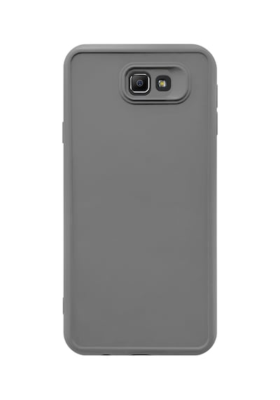 Samsung Galaxy J7 Prime Uyumlu Kamera Korumalı Darbeye Dayanıklı Renk Atmayan Keep Silikon Kılıf Gri
