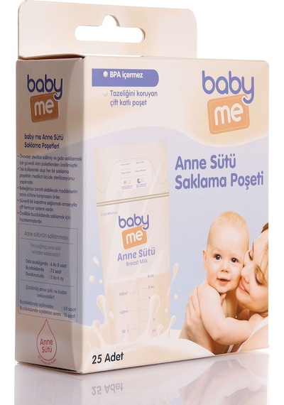 Baby Me Süt Saklama Poşeti 25 Adet
