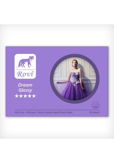 Rovi Dream Parlak  Fotoğraf Kağıdı 240Gsm 50Yp 10X15