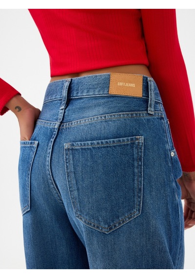Barrel Regular Fit Kadın Pantolon Denim