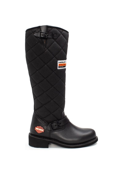 Harley Davidson Laconia Kadın Siyah Deri Çizme