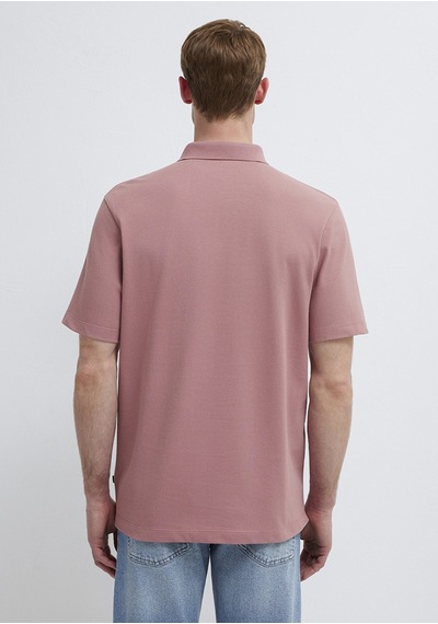 Mavi - Cepli Pembe Polo Tişört 0613465-70948