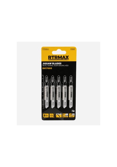 T118a Metal Normal Kesim Dekupaj Ağzı 5'li Set Rtrmax - Rh17660
