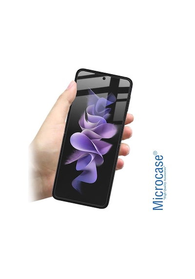 Samsung Galaxy Uyumlu Z Flip 3 Hydrogel Esnek Ön Arka Koruma Filmi