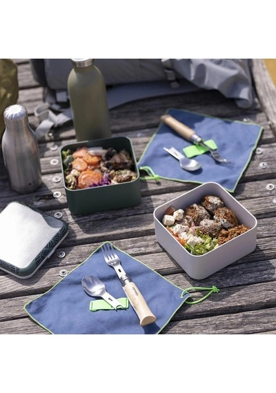 Opinel Nomad Plus Piknik + Çatal Kaşık Takımı