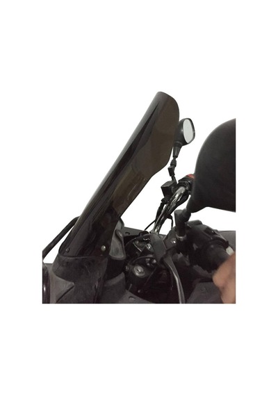 GP Kompozit Honda CBF150 2005-2017 Uyumlu Ön Cam Siyah 52 cm