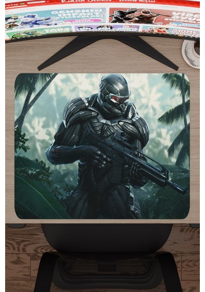 Crysis Kaymaz Dikişli Kauçuk Oyuncu Mousepad V2 - 48x40 Xl Gaming Mouse Pad Fare Altlığı
