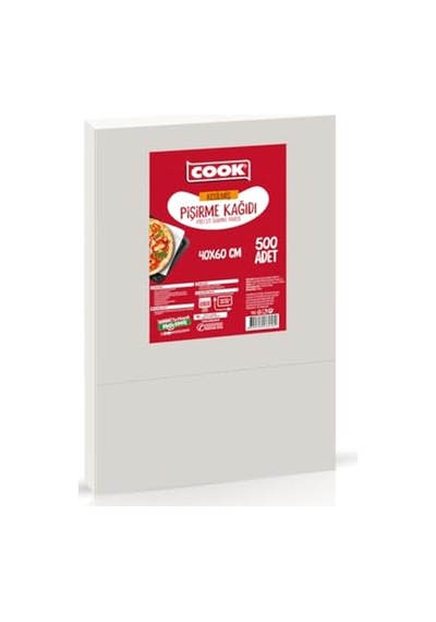 Edt Beyaz Pişirme Kağıdı 40cm X 60cm - 500 Yaprak