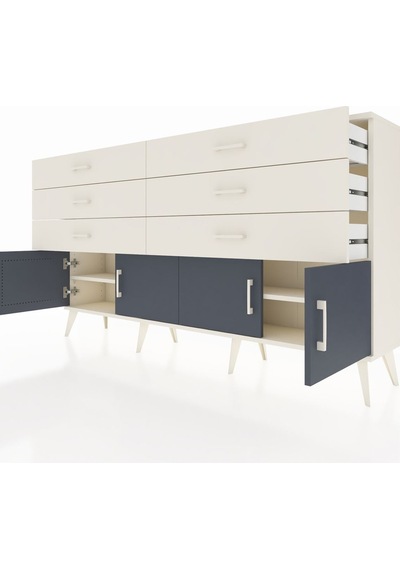 Arges Konsol 2 Raflı 6 Çekmeceli 4 Kapaklı 176x30x99 Aytaşı-antra Aytaşı-antrasit/aytaşı Arges Konsol 2 Raflı 6 Çekmeceli 4 Kapaklı 176x30x99 Aytaşı-antra Aytaşı-antrasit/aytaşı