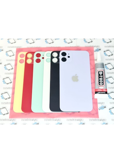 Apple Uyumlu iPhone 11 Arka Pil Batarya Kapağı (Cam) B-7000 (235191533)