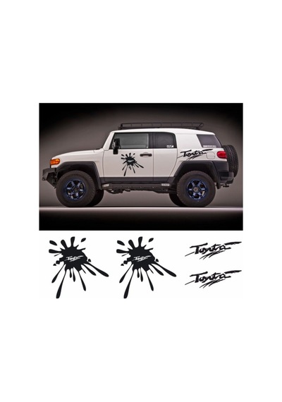 Toyota Off Road Sticker Set Yapıştırma Araba Stickerı