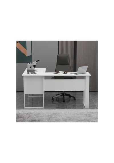 Temur Ofis Masası Beyaz