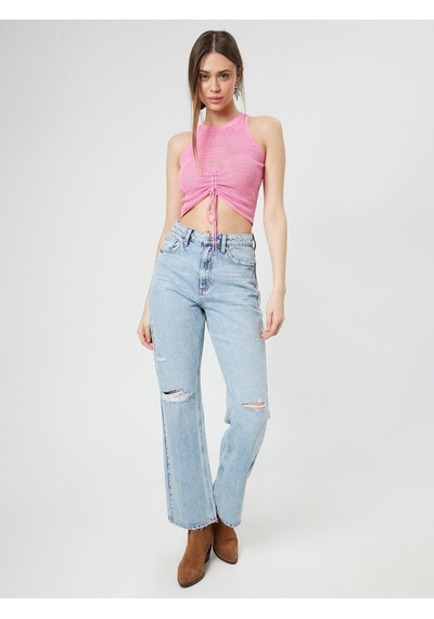 LOFT Crop Kadın Atlet Lf2032014 Q1.v1 Pembe