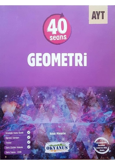 AYT 40 Seans Geometri  -  Tarık Ölmez  -  Okyanus Eğitim