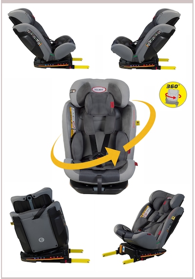 Holmer Kids Maxi Protect Aero 3D 360° Dönebilir Isofix 0  -  36 KG Oto Koltuğu