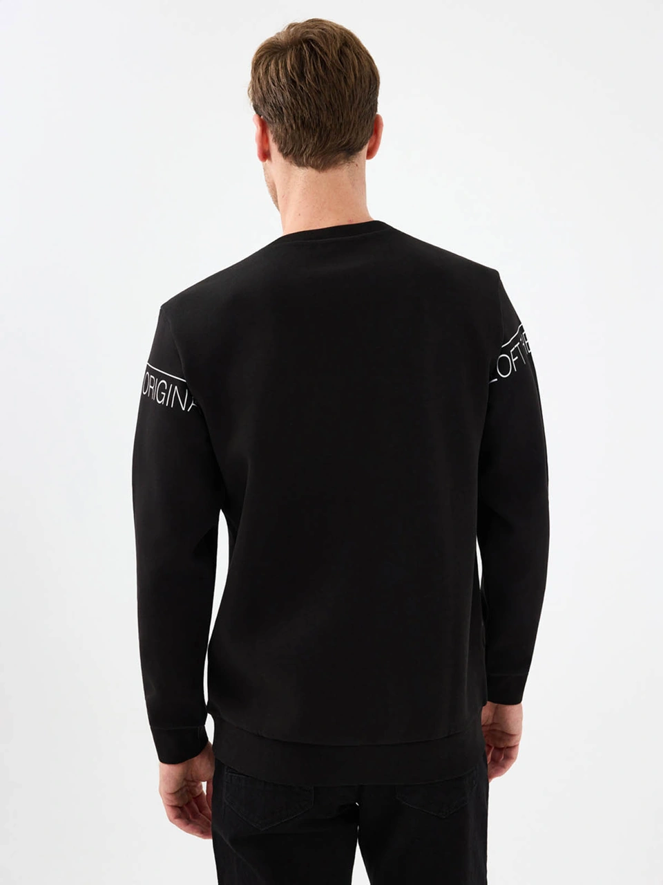 Loft Regular Fit Siyah Erkek Sweatshirt Lf2041075 Siyah