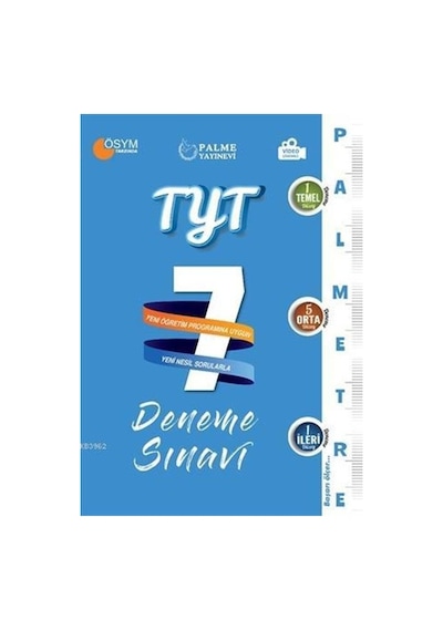 Palme Yayınları Tyt Deneme Sınavı 7Li Palmetre
