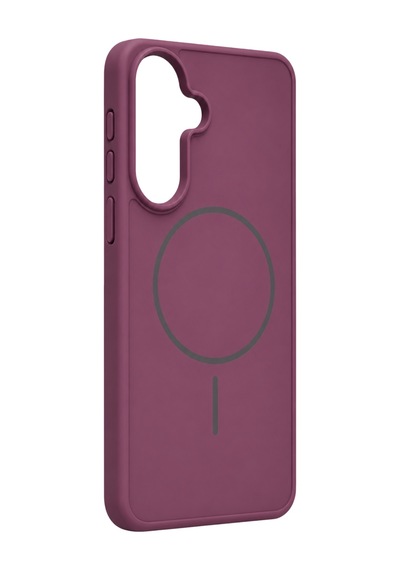 Samsung Uyumlu Galaxy A56 Azus Magsafe Kapak - Bordo Çok Renkli