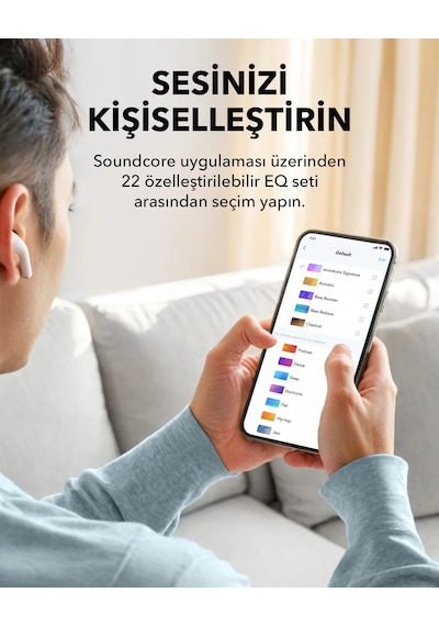 Anker Soundcore K20i Bluetooth 5.3 Kulak İçi Kulaklık