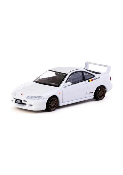 Tarmac Works 1/64 Honda Integra Type R Dc2 Mugen Championship White Çok Renkli