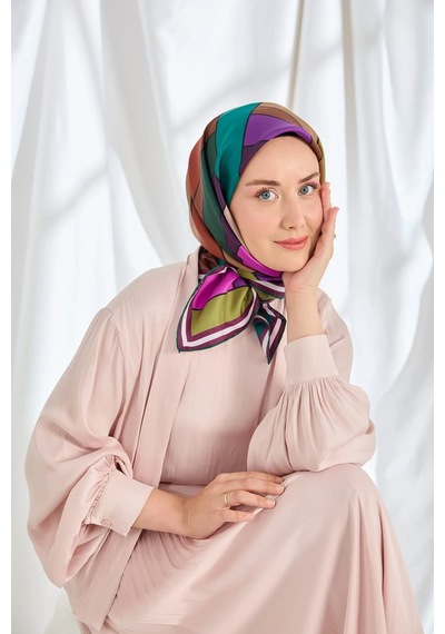 Silk Home %100 Twill İpek Eşarp S543 Mor