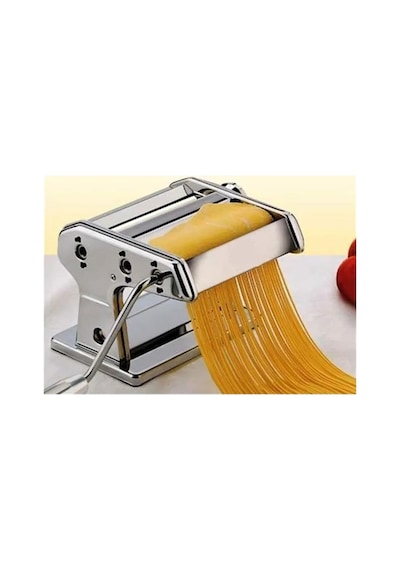 Erişte Makarna Yapma Kesme Makinesi Hamur Lazanya Spagetti Raviolli Makinesi Çelik