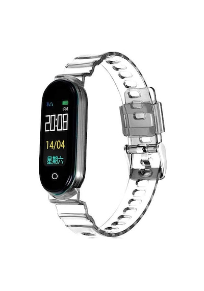 Xiaomi Mi Band 5 Krd-27 Silikon Kordon-Renksiz