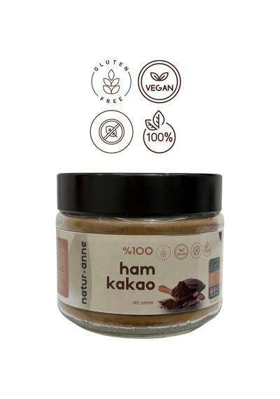 Ham Kakao Tozu 100 G Cam Kavanoz - Doğal , Katkısız , Koruyucusuz , Premium