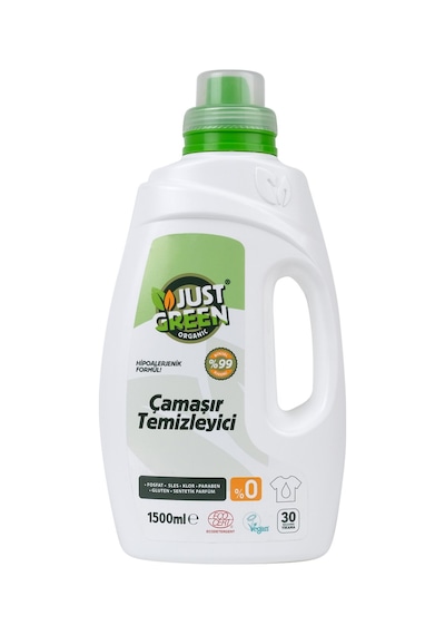Just Green Organic Çamaşır Temizleyici 30 Yıkama 1.5 L 2 Adet Diğer