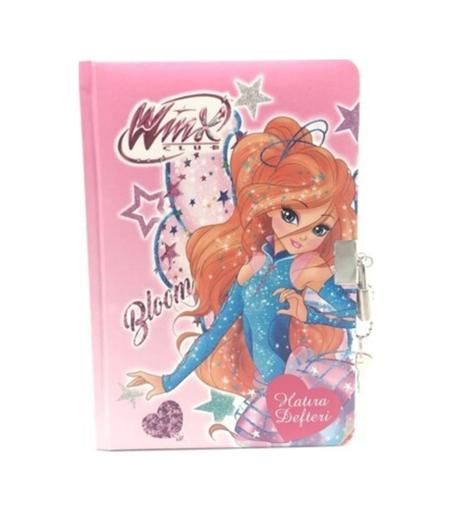 Kilitli Hatıra Defteri Winx Ip Dikişli Sert Kapak 14x20cm 96 Yaprak 3431 Karışık Renk 1 Adet Karışık