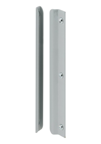 Prime-line U 9511 Çelik Mandal Koruma Plakası Kapağı, Sallanan Kapılar İçin, Gri Tekli Paket