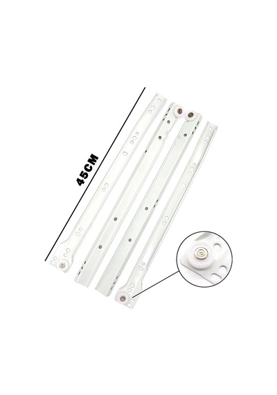 Flore Ersa Er-394 Çekmece Rayı 45cm 2 Parça Takım - 25'li Paket Diğer