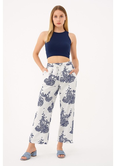 Fashion Friends Kadın Pantolon 25y0450k1 Ekru