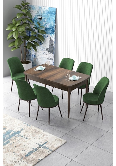 Canisa Concept Zen Serisi 80x132 Mdf Açılabilir Barok Ahşap Desen Masa Takımı Ve 6 Haki Yeşil Sandalye Barok Masa Sandalyeler Haki Canisa Concept Zen Serisi 80x132 Mdf Açılabilir Barok Ahşap Desen Masa Takımı Ve 6 Haki Yeşil Sandalye Barok Masa Sandalyeler Haki